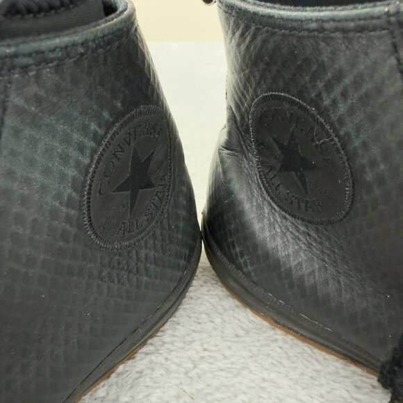 Chuck Taylor All Star 2 Leather Hi Black Sneakers Men’s Size 11 US - 153571C - Picture 15 of 16